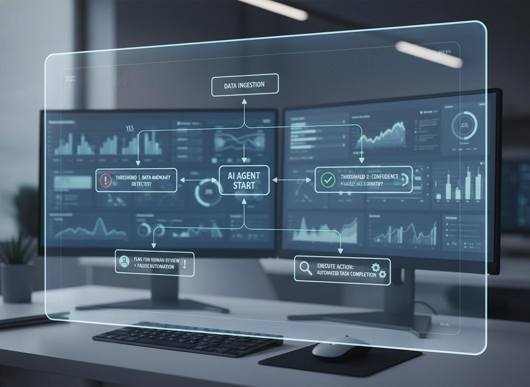 AI agent decision-making flowchart
