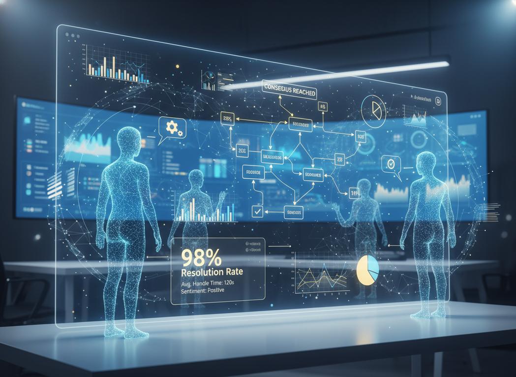 AI agents debating on workflow