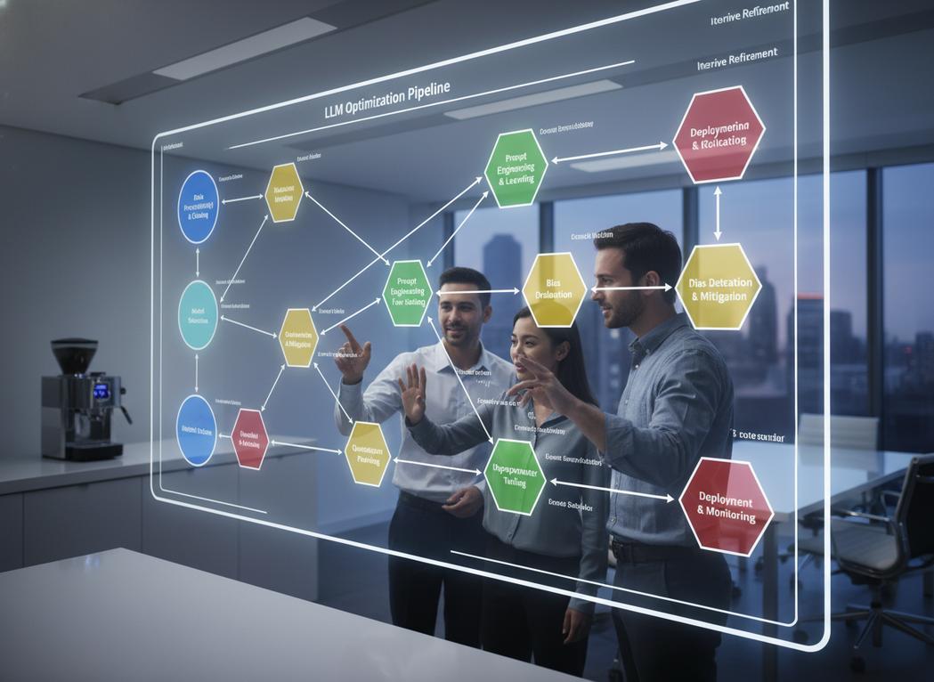 LLM optimization flowchart