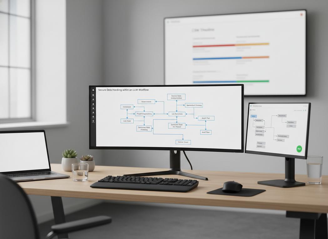 LLM workflow flowchart