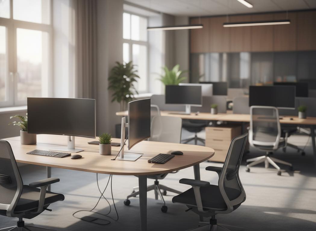 minimalistic office environment