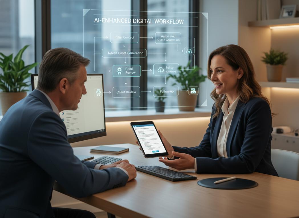insurance policy digital workflow