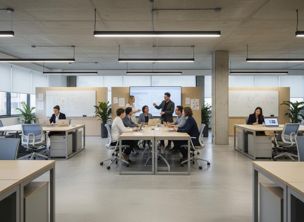 minimalistic office environment